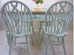 Picture of Pine Farmhouse Table and 4 Wheelback Chairs