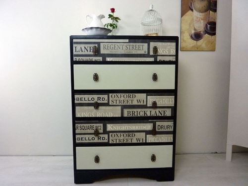 Picture of Tall 5 Drawer Vintage CWS Chest