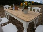 Picture of Pine Farmhouse Table and 6 Chairs