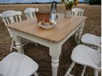 Picture of Pine Farmhouse Table and 6 Chairs