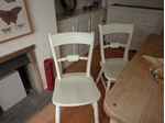 Picture of Pine Block Farmhouse Table and 6 Chairs