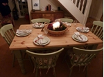 Picture of Pine Farmhouse Kitchen Table With 6 Chairs