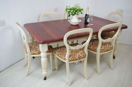 Picture of Victorian Extending Wind Out Table and 6 Balloon Back Chairs