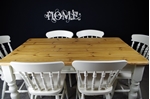 Picture of Rustic Pine 5ft Farmhouse table + 6 Spindle Back chairs