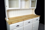 Picture of Pine Boarded Dresser in Pale Linen