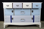 Picture of Stag Six Drawer Chest - Travel Themed