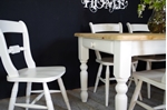 Picture of Pine 5ft Farmhouse Table and 6 Beech Oxford Bar Back Chairs