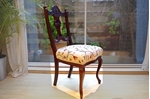 Picture of Pair of Antique Edwardian Upholstered Chairs